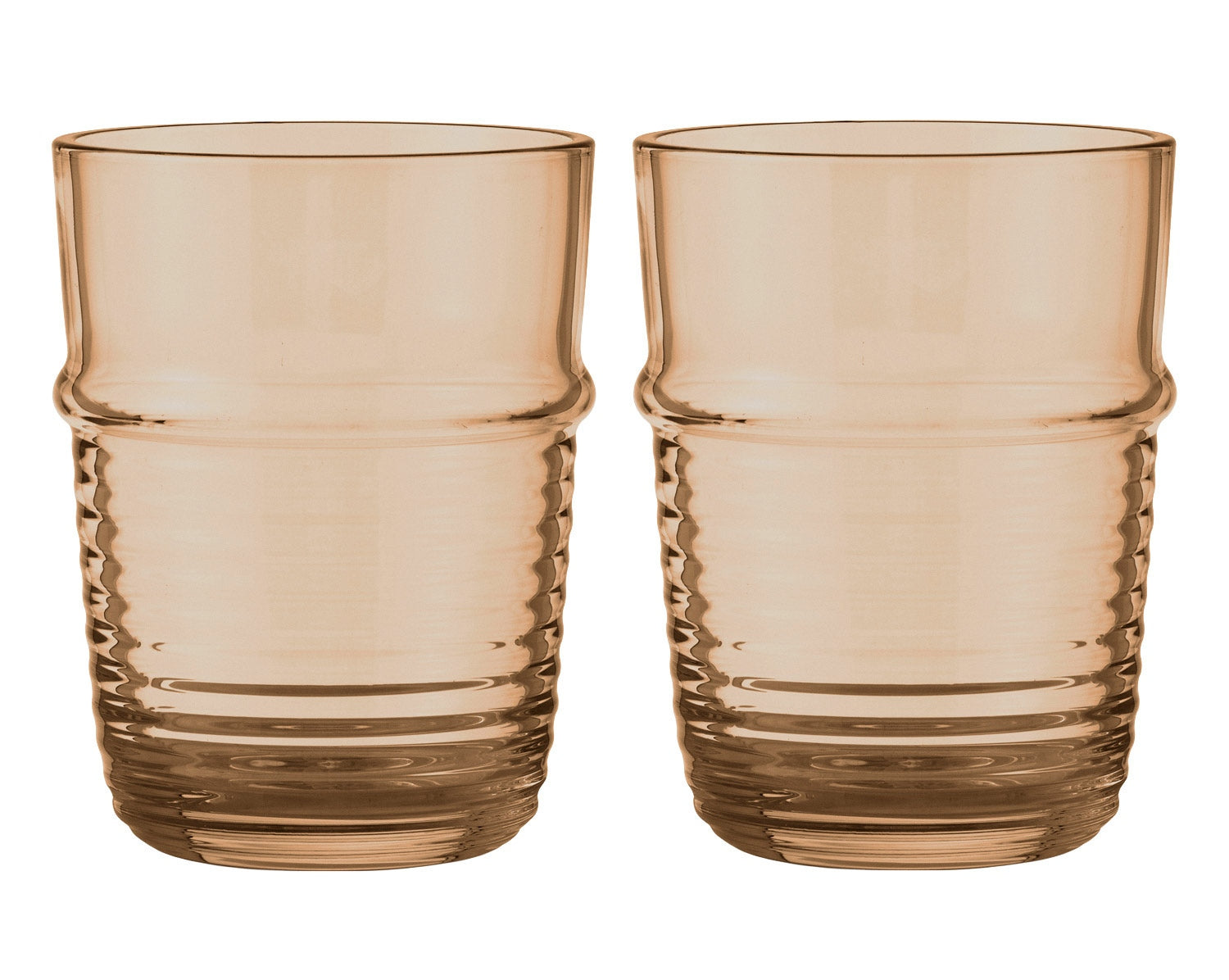 Promenade vandglas, Caramel - 2 stk.